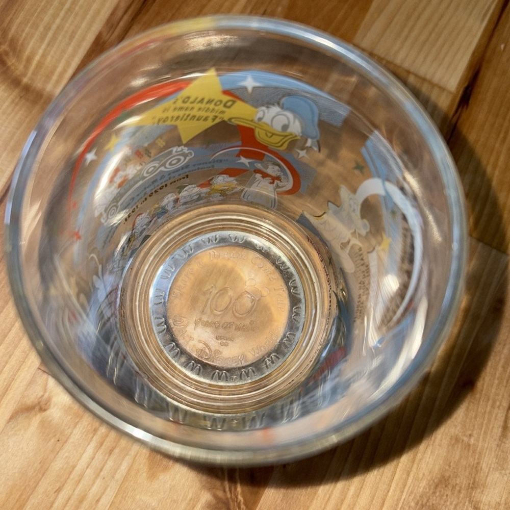 Disney World 100 Year Anniversary McDonald's Collectors Glass 2000 Collectible - Picture 7 of 8